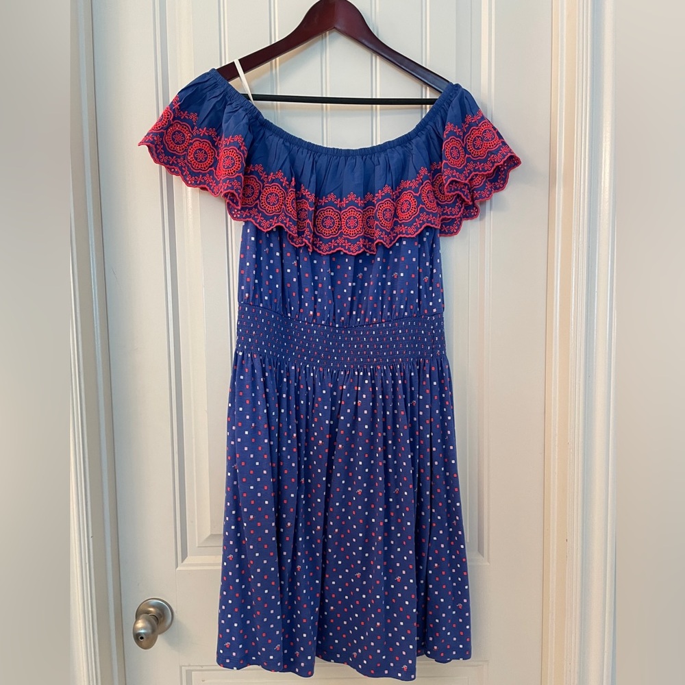 Lilly Pulitzer Kalama off the shoulder dress L